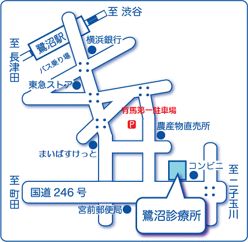 アクセス 鷺沼診療所